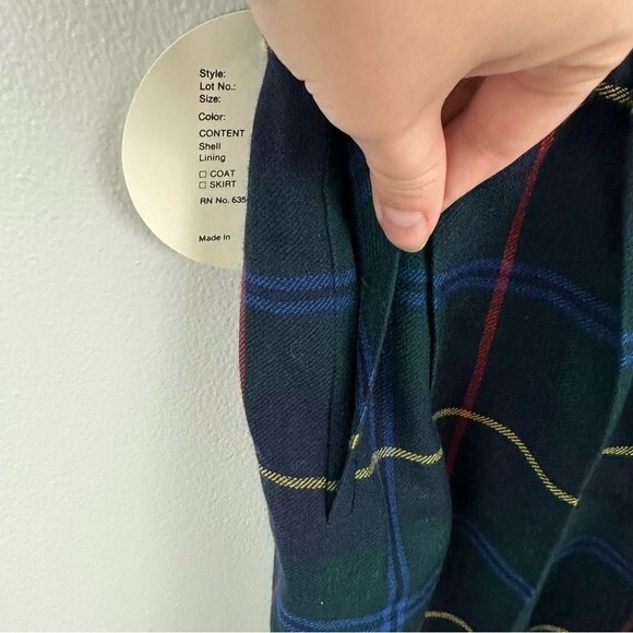 Greg Adams Vintage Plaid Tartan High Waisted Shorts NWT Size 8 - Picture 6 of 15